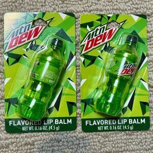 2 Mountain Dew Flavored Lip Balm Bundle